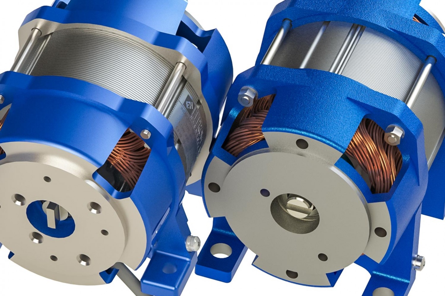 Submersible motors for hydraulic pumps